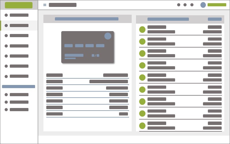 Provision UI Layout 1